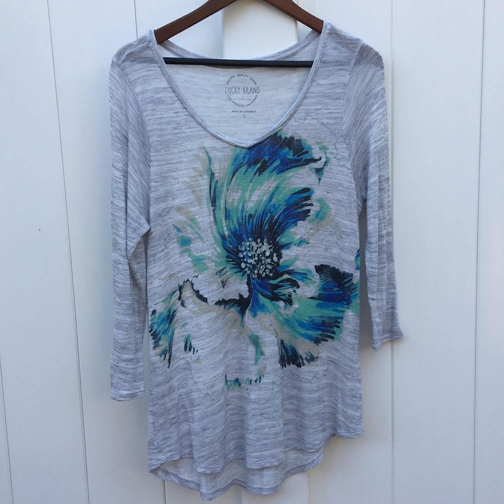 Lucky brand light weight cotton sweater